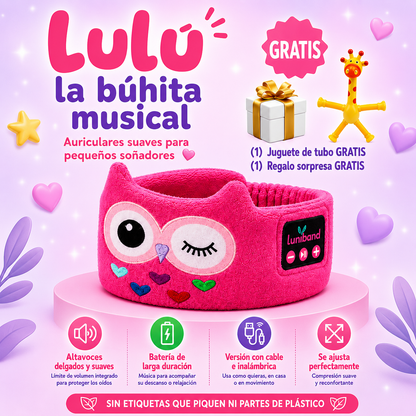 Luniband® | Banda con Auriculares Suaves para Niños