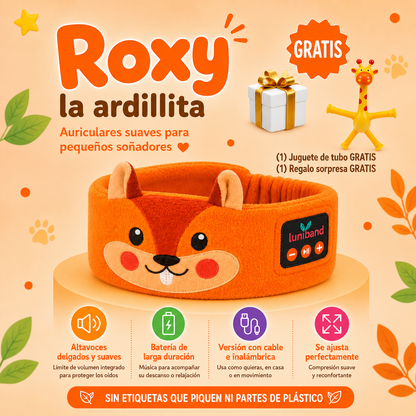 Luniband® | Banda con Auriculares Suaves para Niños