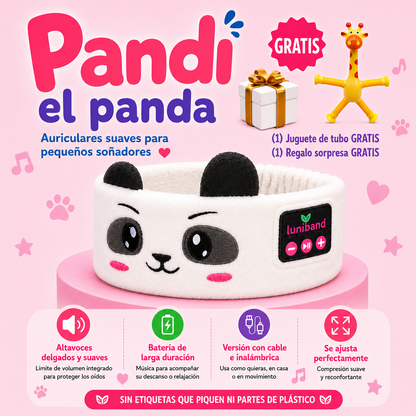 Luniband® | Banda con Auriculares Suaves para Niños